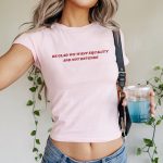 Be Glad We Want Equality Not Revenge Feminist Shirt Baby Tee - Image 3